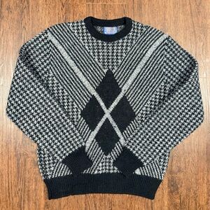 Vintage Pendleton Mens Sweater Wool Knit Country Traditionals Pullover Size L